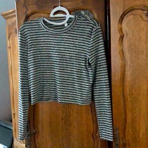 NWT Pac Sun striped long sleeve crewneck szS